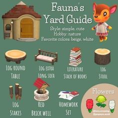 an animal themed yard guide for children