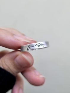 LoveStay Ring made with love of SKZ 🖤 Made of silver Made on order Adjustable Silver Engraved Ring For Valentine's Day, Customized Adjustable Silver Rings, Customized Silver Engraved Adjustable Ring, Customized Silver Engraved Ring Adjustable, Customized Adjustable Silver Engraved Ring, Customized Silver Engraved Ring With Adjustable Fit, Skz Rings, Moon Jewellery, Purple Moon