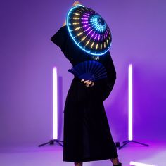 ETEREshop-every day something new! At best price Scifi Ideas, Samurai Hat, Egypt Style, Led Hat, Unusual Hats, Rave Fit, Rave Costume, Led Costume, Dance Props