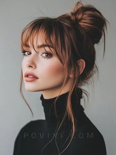 33 Stunning Long Hair with Curtain Bangs Hairstyles for 2024 Including Wedding Guest and Formal Wedding Guest Hairstyles, Fulani Braids, New Hairstyle, Hairstyle Look, Long Hair With Bangs, Heart Face Shape, Hair Photo, Short Haircuts, Short Hair Cuts For Women