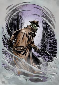 Sandman Artwork, Wesley Dodds, Pulp Comics, Super Hiro, Pulp Heroes, Mystery Men, Spiderman Noir, Creepy Comics, Call Of Cthulhu Rpg