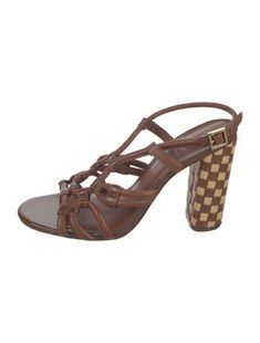 Tory Burch Leather Gladiator SandalsBrownMultistrapDesigner Fit: This designer typically runs true to size.Unfortunately, due to restrictions, this item may not be eligible for shipping in all areas. Tory Burch Heel Sandals, Tory Burch Rope Sandals, Tory Burch Jelly Sandals, Tori Burch Sandals Black, Brown Strappy T-strap Sandals With Buckle Closure, Leather Gladiator Sandals, Louboutin Shoes, Accessories Jacket, Gladiator Sandals