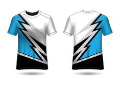 Volleyball Jersey Design, Thunder Design, Jersey Bola, Motocross Jersey