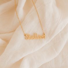 Give a meaningful gift to your child that they will wear every day with our Custom Kid’s Name Necklace. Both dainty and minimalist, this necklace can be personalized with any name and can even include cute symbols to make this jewelry piece more unique. Material: High-Quality Solid 925 Sterling Silver Finish: Sterling Silver ∙ 18K Gold ∙ Rose Gold Dimensions: Depending on your font choice, height sizes range from 3mm to 4mm lowercase SKU: HH-NH02F87 New Big Sister Gifts, Cute Symbols, Big Sister Gifts, Dainty Diamond Necklace, Letter Pendant Necklace, Daughter Necklace, Handmade Kids, Initial Jewelry, Letter Pendants