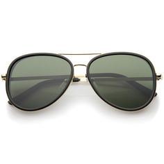 Retro Fashion Side Cover Flat Lens Two-Tone Metal Aviator Sunglasses 53mm  #frame #bold #mirrored #oversized #summer #sunglassla #sunglass #womens #purple #cateye Mens Shades Sunglasses, Mens Clothing Store, Oval Face Shapes, Oval Face, Oval Faces, Love To Shop, Retro Chic, Aviator Sunglasses, Metal Base