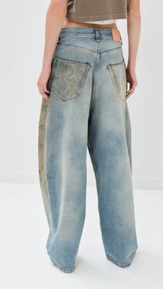 Acne Studios 2023f Fn Penicillin Jeans - Mid Blue | Editorialist Acne Shop, Middle Age Fashion, Jeans High Waisted, Jeans Brands, Casual Jeans, Jeans Style, High Waist Jeans, Denim Pants, Ankle Length