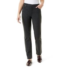 Give your wardrobe a stylish upgrade with this Petite Gloria Vanderbilt Amanda Ponte Pants. Click on this WOMEN'S GUIDE to find the perfect fit and more! Give your wardrobe a stylish upgrade with this Petite Gloria Vanderbilt Amanda Ponte Pants. Click on this WOMEN'S GUIDE to find the perfect fit and more! FEATURES Button & zipper front Belt loops Straight cut Stretch fabric Denim construction Classic 5 pocket styling Straight hemFIT & SIZING Petite: 29-in. inseam Petite short: 27-in. inseam 14. Petite Shorts, Ponte Pants, Gloria Vanderbilt, Petite Tops, Bottom Clothes, Straight Cut, Plus Size Tops, Bottoms Pants, Stretch Fabric