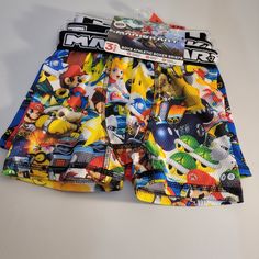 Brand New With Tags Mario Active Boxers. 3 Pack, Size 4 X-Small Offers Welcomed, Thank You For Looking. Playful Multi-pack Boxer Briefs, Playful Multi-pack Bottoms, Playful Multicolor Cotton Boxer Briefs, Panda Pyjamas, Girls Pajama Pants, Shark Pajamas, Plush Pajama Pants, Striped Pajama Pants, Dinosaur Pajamas