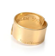 "Wrap gold love ring, Dainty gold wrap ring, Christian faith ring, Religious bible Jewelry, Anniversary gift for men & women engraved with love verses. Unique unisex adjustable Hebrew ring. On the ring, embossed in Hebrew and English \"I am my beloved's and my beloved is mine\" אני לדודי ודודי לי. Also written on the ring, the origin of the blessing from the old testimony, Song of Solomon 6:3 if you are looking for a gift that is not just an adornment but has a spiritual and powerful value - thi Gold Engraved Wide Band Ring For Promise, Gold Wide Band Engraved Promise Ring, Gold Meaningful Engraved Promise Ring, Personalized Gold Rings For Commemoration, Gold Engraved Promise Ring With Meaningful Style, Meaningful Gold Engraved Promise Ring, Love Verses, Bible Jewelry, Gold Love Ring