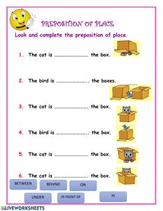 a worksheet with words and pictures on it