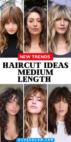 Haircuts For Semi Wavy Hair, Medium Shag Without Bangs, Haircuts For Medium Hair Side Part, Trendy Female Haircuts, Haircut Types For Women Chart, In Style Hair 2024, Womens Hair Styles 2024, Medium Hair Cuts No Layers, Hair Styles 2024 Women Medium