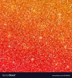 an orange and red glitter background