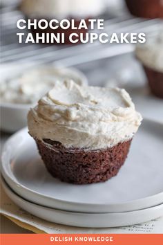 Chocolate Tahini Cupcakes