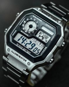 Casio Royale, G Shock Watches Mens, Futuristic Watches, Casio Vintage Watch, Stylish Watches Men, Mens Watches Popular, Vintage Watches Women, Seiko Watch