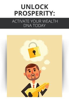 a man holding a folder with the words unlock prosperity activate your health data today