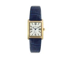 in stock Timeless Blue Rectangular Watch, Blue Rectangular Timeless Watch, Blue Rectangular Business Watches, Elegant Blue Rectangular Watch, Classic Blue Rectangular Watch Accessories, Classic Everyday Blue Watch, Elegant Blue Rectangular Watch Accessories, Tank Watch, Blue Leather