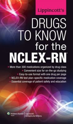 Lippincott's Drugs to Know for the NCLEX-RN....Christmas Wish List?! Nurse Goals, Nursing Math, Graduate Nurse, Test Tips, Nursing 101, Nursing Fun