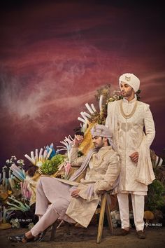 Make a grand statement on your special day with a luxurious Sherwani crafted from premium fabrics (like silk, brocade, or georgette) for ultimate comfort and sophistication. Our collection boasts a variety of designs to suit every taste: Classic elegance: Opt for a timeless Sherwani with intricate embroidery on the collar or cuffs. Modern flair: Go for a Sherwani with a unique neckline or a trendy color palette. Regal opulence: Choose a Sherwani with rich embellishments like zardozi work for a t Brocade Sherwani With Traditional Drape For Weddings, Wedding Sherwani In Brocade With Traditional Drape, Brocade Sherwani For Traditional Ceremonies And Eid, Festive Brocade Sherwani For Traditional Ceremonies, Wedding Sherwani With Cutdana On Brocade, Wedding Sherwani In Brocade With Cutdana, Eid Sherwani In Brocade For Traditional Ceremonies, Eid Brocade Sherwani For Traditional Ceremonies, Brocade Sherwani With Pallu For Traditional Ceremonies