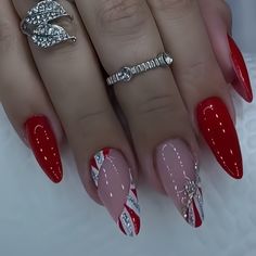 spedizione gratuita, servizio più rapido Winter Nails Acrylic, Nail Patterns, Nail Length, Nail Accessories, Rhinestone Nails, Nails Acrylic, False Nails, Winter Nails, Colour Tone