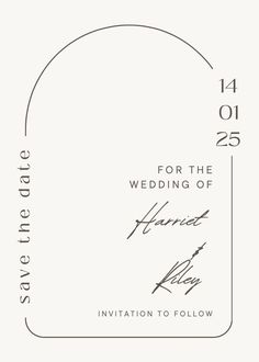 a wedding card with the words,'for the wedding of howard and mary '