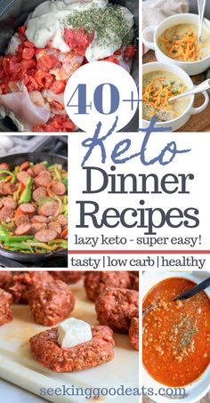 the top ten keto dinner recipes that are easy to make and ready in less than 10 minutes