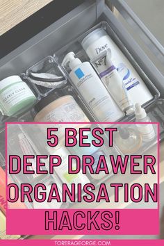 the top five best deep drawer organization hacks to keep your drawers organized and organized