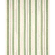 a green and white striped rug