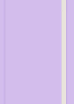 an open purple book on a white background with the cover pulled down to reveal it's blank pages