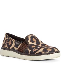 Ariat Womens Ryder Slip-On Leopard Shoes - Round Toe, Brown Brown Sneakers With Ortholite Insole, Textile Low-top Slip-ons, Leopard Shoes, Slip On Sneaker, The Go, Slip On, Style Inspiration, My Style, Boots