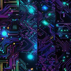 an abstract computer circuit board background