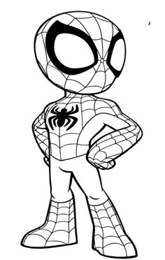 spiderman coloring pages for kids