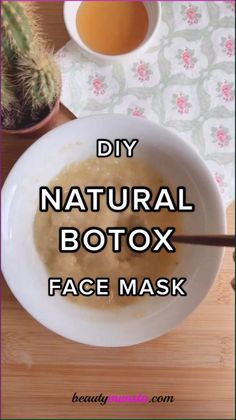 Instant skin tightening to look 10 years younger with DIY natural botox face mask - a banana face mask with one other secret ingredient! No one will be able to guess your age! Skin Tightening Face Mask, Tightening Face Mask, Wrinkles On Face, Home Remedies For Wrinkles, Glow Up Skin, Natural Botox, Banana Face Mask, Botox Face