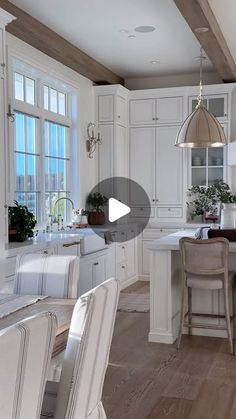 the kitchen is clean and ready to be used for cooking or dining room furniture, as well as other appliances