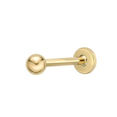 Crafted from 14k gold, and polished to a brilliant shine, this labret lip stud offers a look you're sure to love.Click on this JEWELRY & WATCHES GUIDE to learn about fit, styles, materials and more! Length: 12 mm Gauge: 16g Thread: external Metal: 14k gold Finish: polished Packaging: pouch Size: One Size. Color: Yellow. Gender: female. Age Group: adult. Packaging Pouch, Lip Stud, Gold Finish, Gender Female, Jewelry Watches, Age Group, Thread, Lips, Pouch