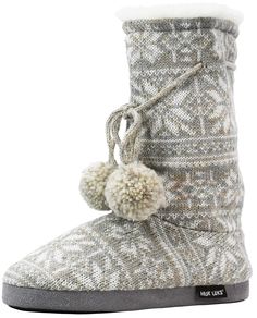 PRICES MAY VARY. Soft knit construction Pull on Polyester faux fur lining These women's MUK LUKS slippers feature a tall design lined with faux fur to provide extra warmth and coverage for chilly nights. Sweater Boots, Slipper Boots, Soft Knits, Special Features, Faux Fur, Slippers, Knitting, Boots, Design