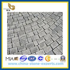 an image of a cobblestone walkway with the words china stone experts on it