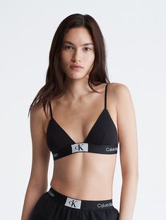 Calvin Klein 1996 Unlined Triangle Bralette, Black Calvin Klein Bra And Under Set, Calvin Klein Sets Women, Calvin Klein Sets, Calvin Klein Underwire, Kelvin Klein, Calvin Klein Set, Calvin Klein Bralette, Calvin Klein Bra, Triangle Bralette