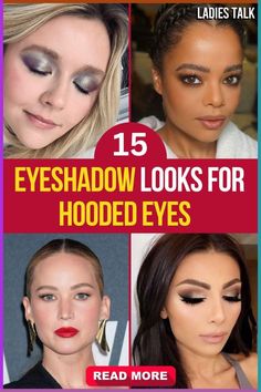 Enhance your hooded eyes with these transformative eyeshadow looks perfect for fall. From dramatic smokey eyes to subtle highlights, these styles will make your eyes pop. Experiment with different colors and techniques to find the perfect look for any occasion. #HoodedEyes #FallMakeup #EyeshadowLooks #MakeupInspiration #StylishLook Eyeshadow Looks For Hooded Eyes, Looks For Hooded Eyes, Big Eyelids, Fall Eyeshadow Looks, Fall Eyeshadow, Dramatic Smokey Eye