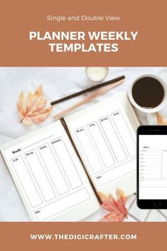 a planner and coffee on top of a table next to an iphone with the text, simple