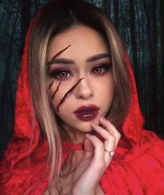 Maquillage Halloween Simple, Holloween Makeup, Cute Halloween Makeup, Halloween Makeup Diy, Cool Halloween Makeup