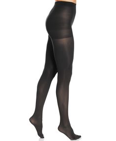 Comfortable and sleek with a flattering fit, these control top tights smooth out any look in your wardrobe from casual & classy to totally on-trend. From Hue. Opaque Tights, Well Groomed Men, Plus Size Activewear, Women Essentials, Black Tights, Wide Waistband, Baby Clothes Shops, Trendy Plus Size, Dresses With Leggings