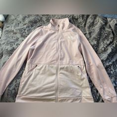 Beautiful Light Pink Basically Brand New- Only Worn Once And In Great Condition! Pink Long Sleeve, The North Face Jackets, North Face Jackets, North Face Jacket, Beautiful Lights, North Face, The North Face, Light Pink, Zip Ups