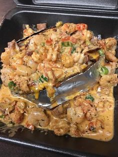 Authentic Cajun Recipes and Southern Recipes also lagniappe | Here’s a Chef Harlee Approved Recipe for a Loaded Seafood Baked Potato with all the details and emojis you need | Facebook