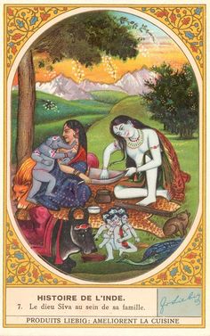 Gustavo Dore, Art Krishna, Arte Yoga, Shiva Linga, Shiva Parvati Images, Lord Shiva Family, History Of India, Kali Goddess, Om Namah Shivaya