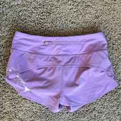 Size 2 Color: Lilac / Lavender Length: 2.5” Brand New, Never Worn No Wears Or Tears At All, Except Inside Tag Cut In Half Track Outfits, Outfit Wishlist, Purple Lululemon, Lilac Lavender, Shorts Lululemon, Low Rise Shorts, Lululemon Shorts, Dream Style, Summer Fits