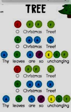 a christmas tree is shown with the words, and numbers in different languages on it