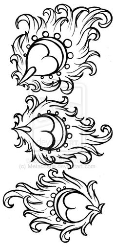 an ornamental design in black and white with swirls on the bottom half of it