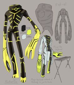 an image of some different types of clothes and accessories for people to wear in the future