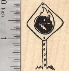 Halloween Caution Sign Rubber Stamp, Flaming Jack O Lantern Custom Rubber Stamps, Pet Vet, Ohio Usa, Mythological Creatures, Trick Or Treater, Ink Stamps, Flags Of The World, Black N White Images, Custom Stamps