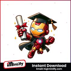 Cartoon Graduation, Iron Man Cartoon, Superhero Spiderman, Spiderman Cartoon, Man Cartoon, Disney Friends, Cute Easter Bunny, Easter Humor